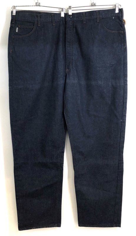 Carhartt Men's FRB150 Flame Resistant FR Jeans Dark Wash Made USA NWT 48x36