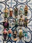 Vintage GI Joe Action Figures Lot Of 15 NO BROKEN CROTCHES OR THUMBS