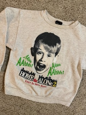 Vintage 90s Home Alone 2 Movie Sweatshirt Graphic Pullover Kevin McCallister
