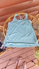 Womens Jockey Sport Aerial Jersey Racerback Tank Sz L Nwt
