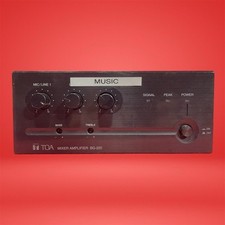 TOA BG-220 20W 3-Input Mixer Amplifier 70V/8 Commercial Rack-Mount Amp TESTED