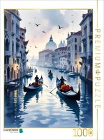 Puzzle Calvendo Venise - Ville Des Gondoles | 1000 PièCes, Format Assemblé 64 ×