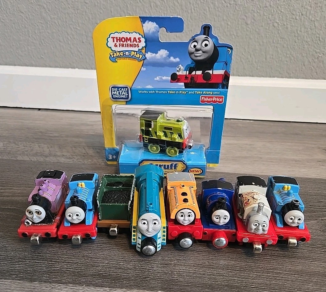 Thomas & Friends Take-n-Play Lot Scruff Rosie Stanley Connor Ben
