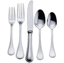 Couzon Le Perle 18/10 Stainless Steel 5pc. Place Setting (Service for One) NIB