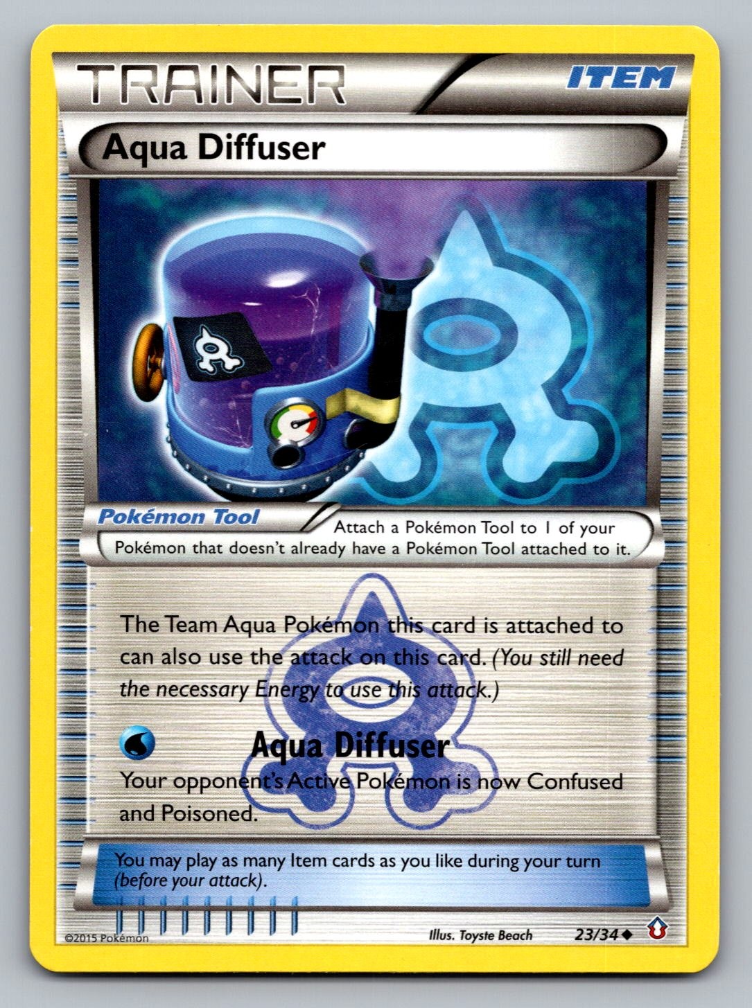 Pokemon TCG Double Crisis Aqua Diffuser 23/34