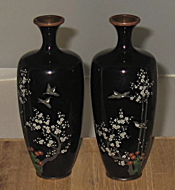 多色复古原始1900-1940 年日本花瓶| eBay