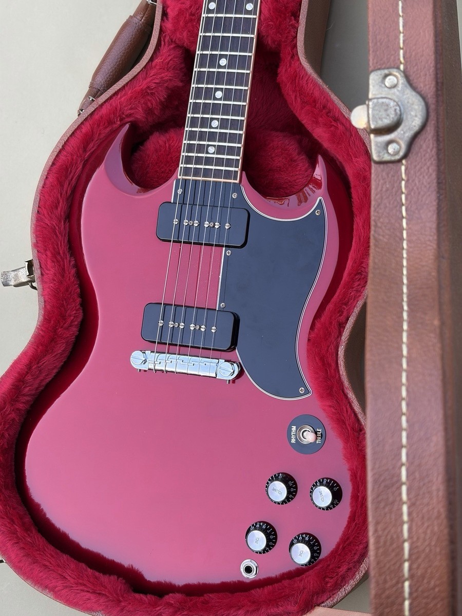 2019 Gibson SG Special P-90 Vintage Sparkling Burgundy OHSC