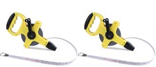 Lichamp Long Tape Measure 165FT/50M, SAE 50.3 m Pack of 2 , Yellow and Black