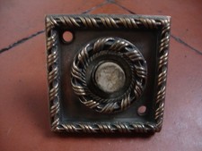 Antica pressa per campanello in bronzo di qualità fab, testata e ben funzionante!!