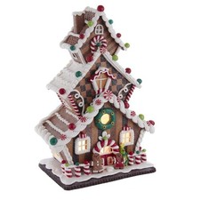 Kurt S. Adler 13-Inch Gingerbread Cookie 3-Layered LED House GBJ0016 