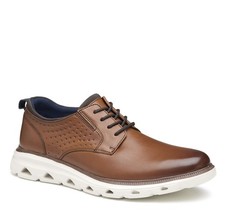Johnston Murphy Men's Jenkins Leather Plain Toe Dress Casual Lace-up Shoe