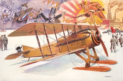 Spad VII c.1 with Russian skies - Roden 617