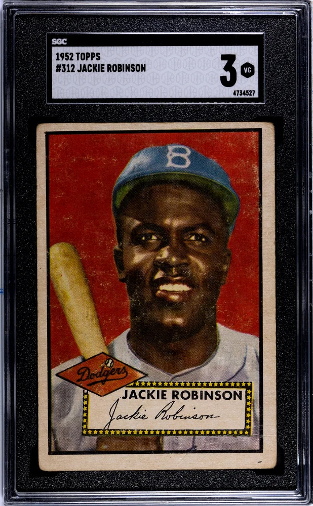 1952 Topps Jackie Robinson #312 SGC 3
