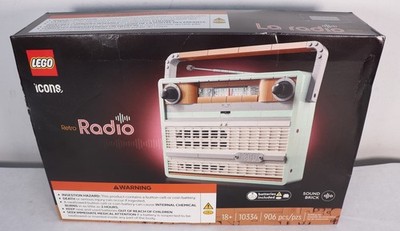 LEGO 10334 Icons Retro Radio 906pcs New Box Damage 
