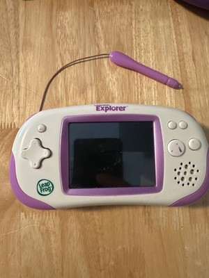 LeapFrog Leapster Explorer Handheld Learning System Stylus 18 Games Case Tested