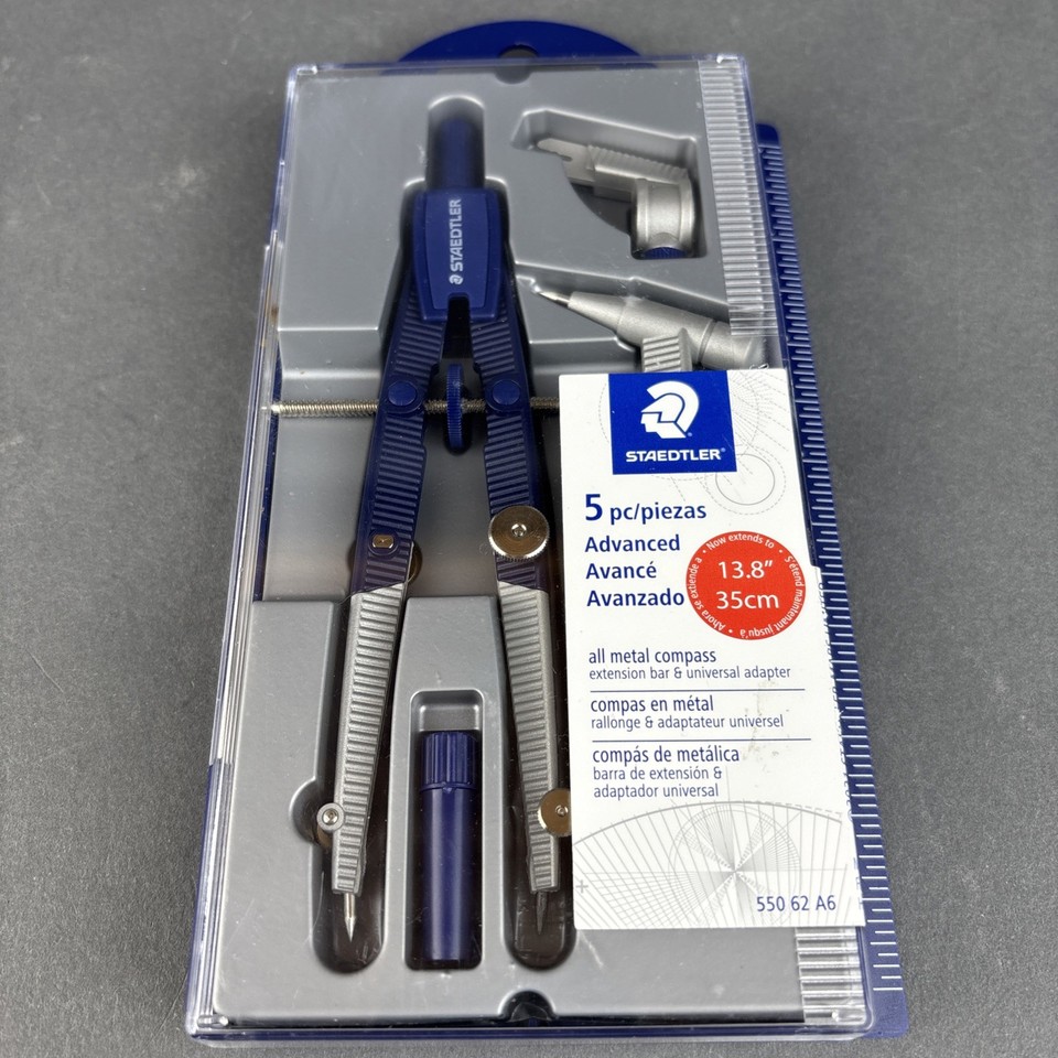 Staedtler Advanced 5 Pc Metal Compass Set 13.8