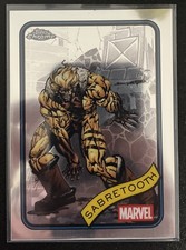 2025 Topps Chrome Marvel #92 Sabretooth - Base