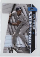 2021 Topps Update Topps Platinum Players Die-Cuts Dave Winfield #PDC-58 HOF 8sr