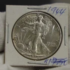 1944 US Walking Liberty Half 50c Nice AU