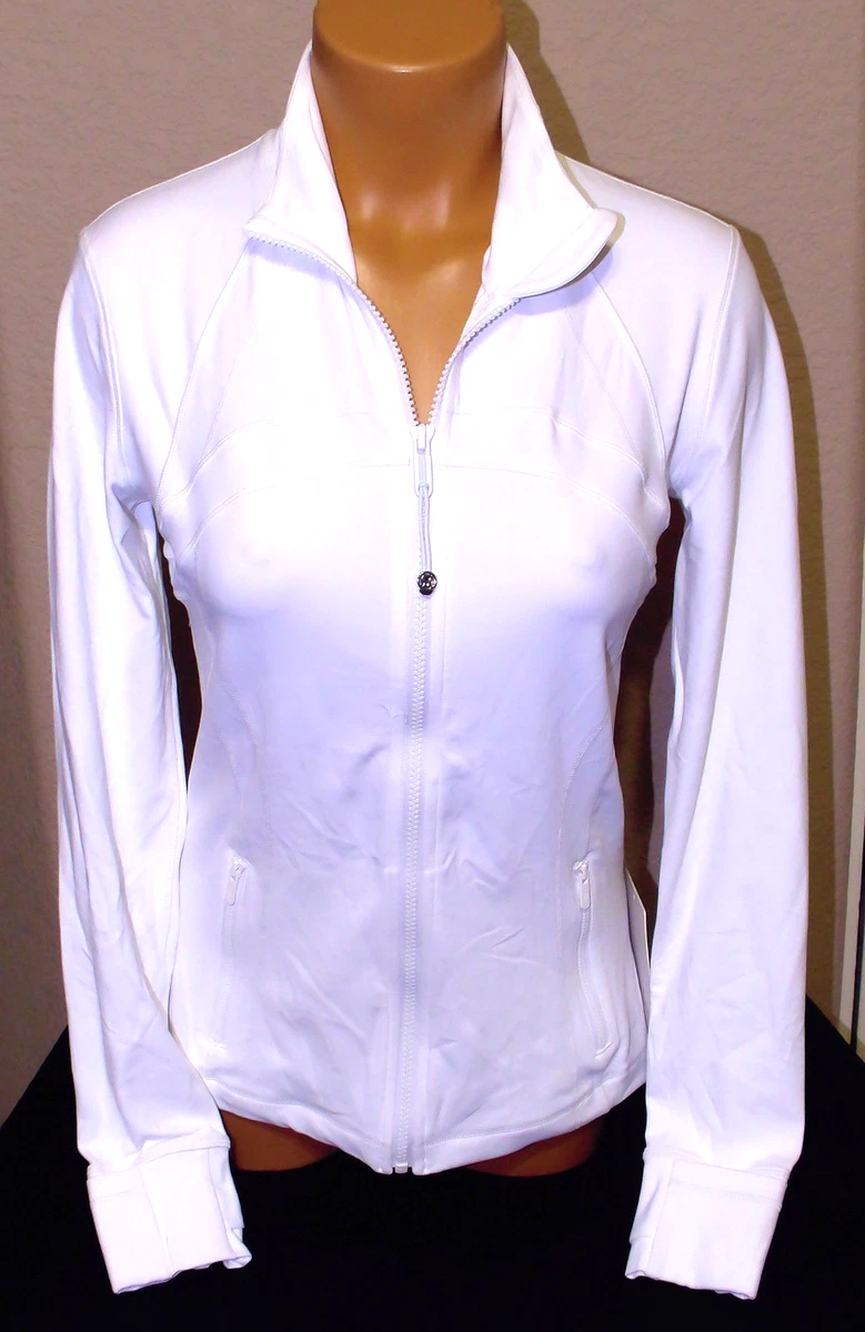 完売⭐️ルルレモン ディファインジャケット リブ素材 白 ヨガ ランニング S Lululemon Define White Activewear Jackets for Women for sale - eBay
