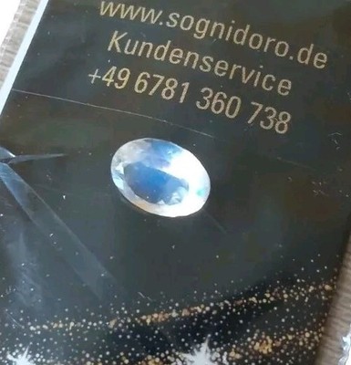 Mondstein oval facettiert aus Sri Lanka, Sammleredelstein von Sogni Doro