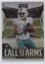 2021 Panini Playoff Call to Arms Silver Prizm Tua Tagovailoa #CA-TTA 14ep