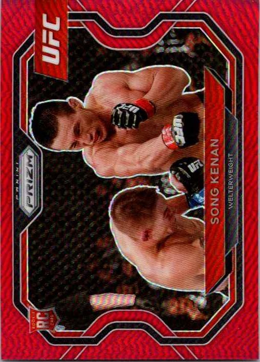 2021 Panini Prizm UFC #167 Song Kenan Red Prizms #/275