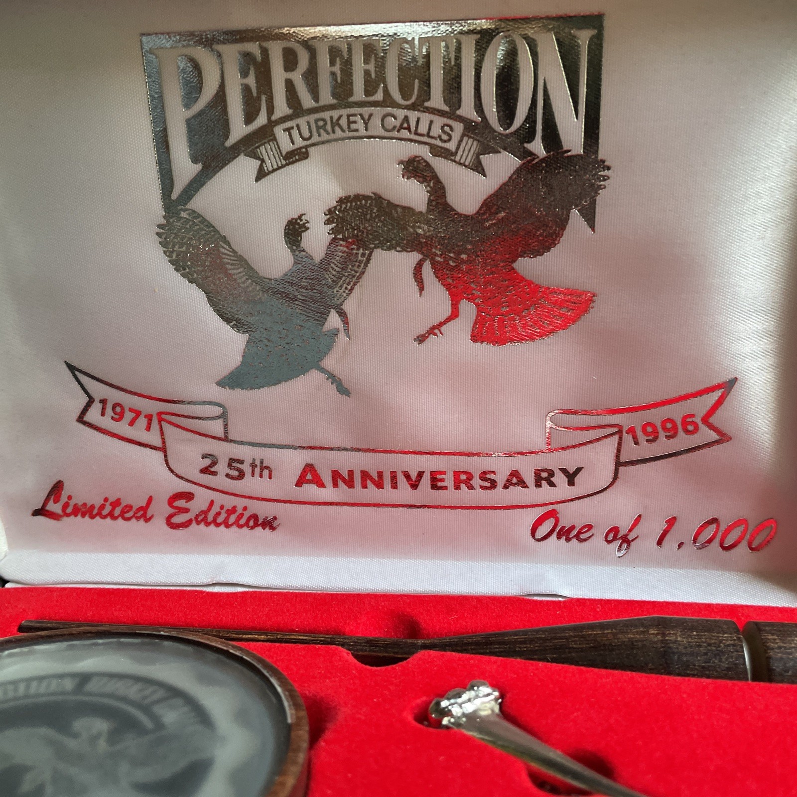PERFECTION Turkey Call in case 25th Anniversary #378/1000