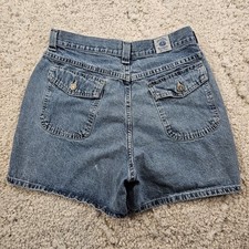 Vintage Lee Riders Womens Jean Shorts Mom Button Flap Pockets Size 12 29.5x4.5