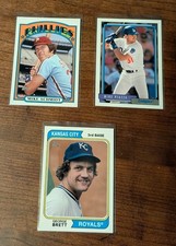 Topps Rookie Cards That Never Were CNW 2021 Inserts - George Brett, Mike Schmidt