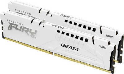 Kingston FURY 32GB (2x16GB) 6000MHz CL36 FURY Beast Weiß Arbeitsspeicher RAM