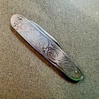 Vintage Emil Olsson Eskilstuna Sweden Gentleman Pocket Knife 3 Blade