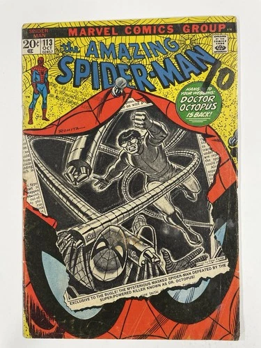 Amazing Spider-Man 113 Very Good/Fine VG/FN 5.0 Marvel 1st Hammerhead 1963