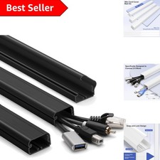 39in Cord Covers for Wires on Wall, Wall Cord Cover, Large TV Cable Hider Wal...