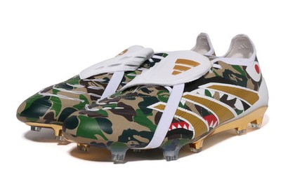 Size 9.5 - BAPE x adidas Predator Elite FG Brown for sale online