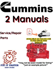 CUMMINS ENGINE N14 CELECT TROUBLESHOOTING REPAIR SERVICE PARTS MANUAL PDF ON USB