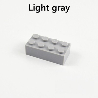 ️100 New For Lego 2x4 Light Gray Bricks (ID 3001) Bulk Parts Star Wars Pieces