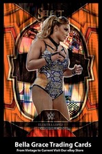 2023 Panini Select WWE Elektra Lopez #73 NXT 2.0 Orange Flash Prizms