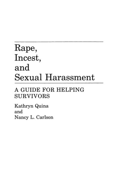 Nancy Carlson (U. A.) | Rape, Incest, And Sexual Harassment | Buch | Englisch-image