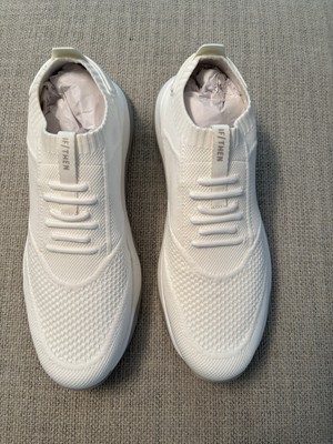Men s If/Then White Sneakers Sz 12 Color  white space 