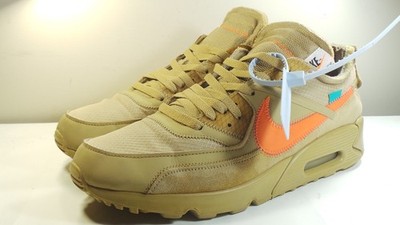 2019 NIKE AIR MAX 90 OFF WHITE AA7293-200 DESERT ORE 12 FORCE MAX 1 180 90 95 97