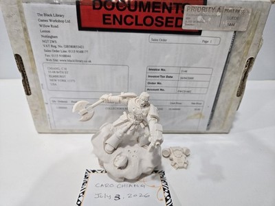 2000 Forge World Space Wolf FWC004 90mm Black Library GW Sealed Invoice Capsule