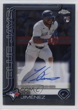 2025 Topps Chrome Rookie Auto Leo Jimenez Leo Jiménez #RA-LJI Auto 1h1