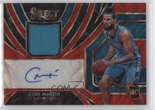 2019 Panini Select Rookie Jersey Red Wave Prizm Cody Martin #RJA-CMT Auto 0s5s