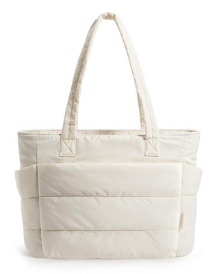 Bagsmart Tote Bag For Women Lightweight Puffy Tote Bag Compartments Shoulder