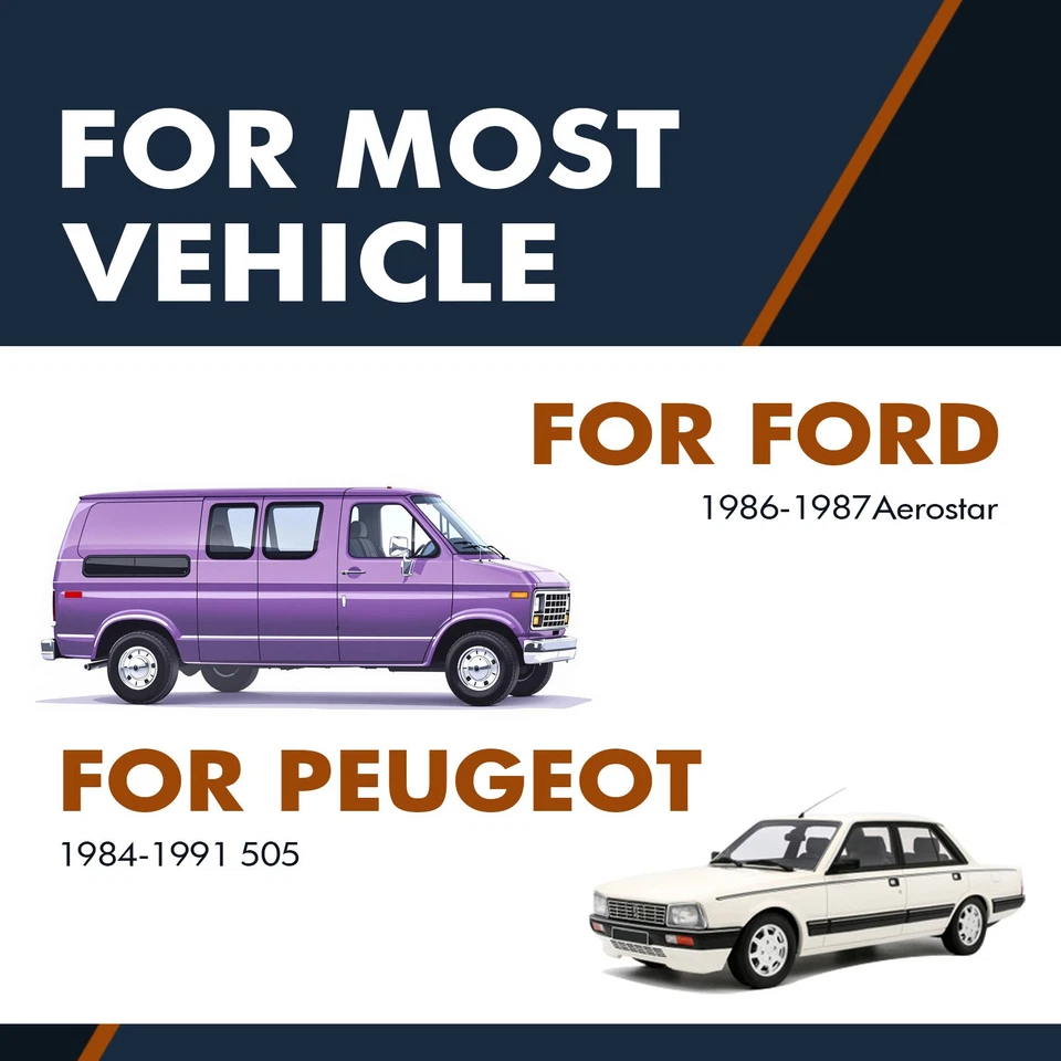 Par de 2 soportes elevadores portón trasero para Peugeot 505 1984-1991 Foto 2 de 4