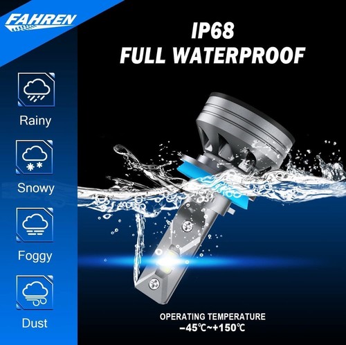 FAHREN H11 9005 Fog Light Bulbs, 60000LM 900% Ultra Brighter - Picture 5 of 9