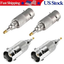 4pcs BNC Antenna Test Adapter Connector for Motorola GP88S GP328 GP338 HT1250