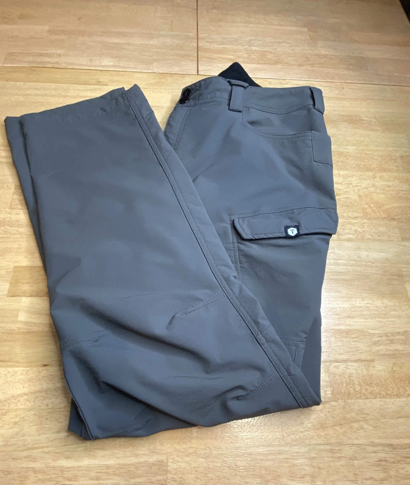 Truewerk T1 Werkpant men’s 38x34 Gray Cargo Tactical softshell workwear pants(G)