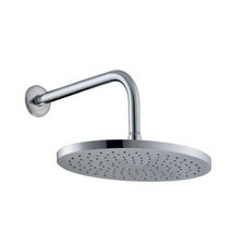 Glacier Bay 1-Spray 12 in. Oval Showerhead, 12 in. Stainless Steel Arm 548864